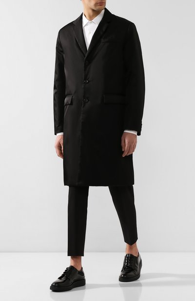 Пальто PRADA черного цвета по цене 230000 руб., арт. SGB111-I18-F0002, фото 2 Пальто PRADA, арт. SGB111-I18-F0002, фото 2