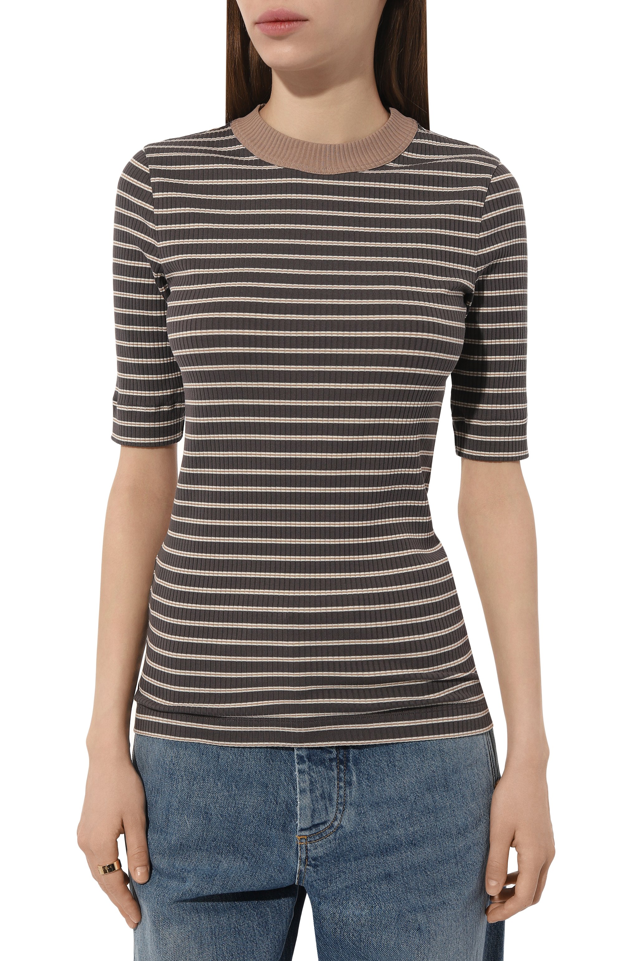 Хлопковый пуловер BRUNELLO CUCINELLI, арт. ML933EH610, фото 3