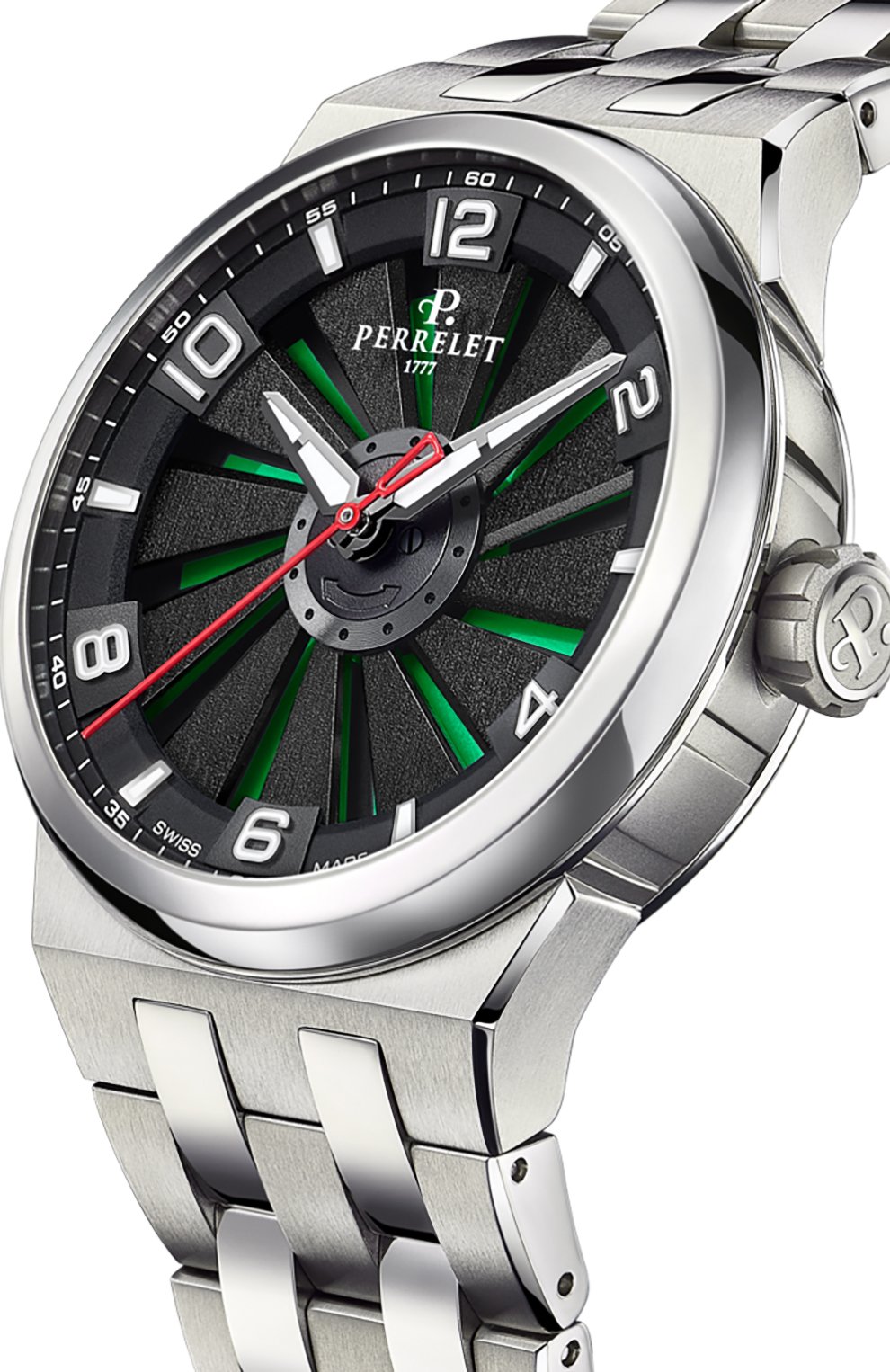 Часы turbine 41 full titanium green PERRELET, арт. A4066/3, фото 3