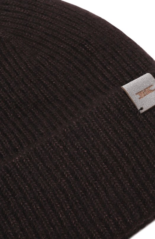 Шапка из кашемира и шелка Kiton D60768K0501H05 Коричневый  D60768K0501H05 Фото 4
