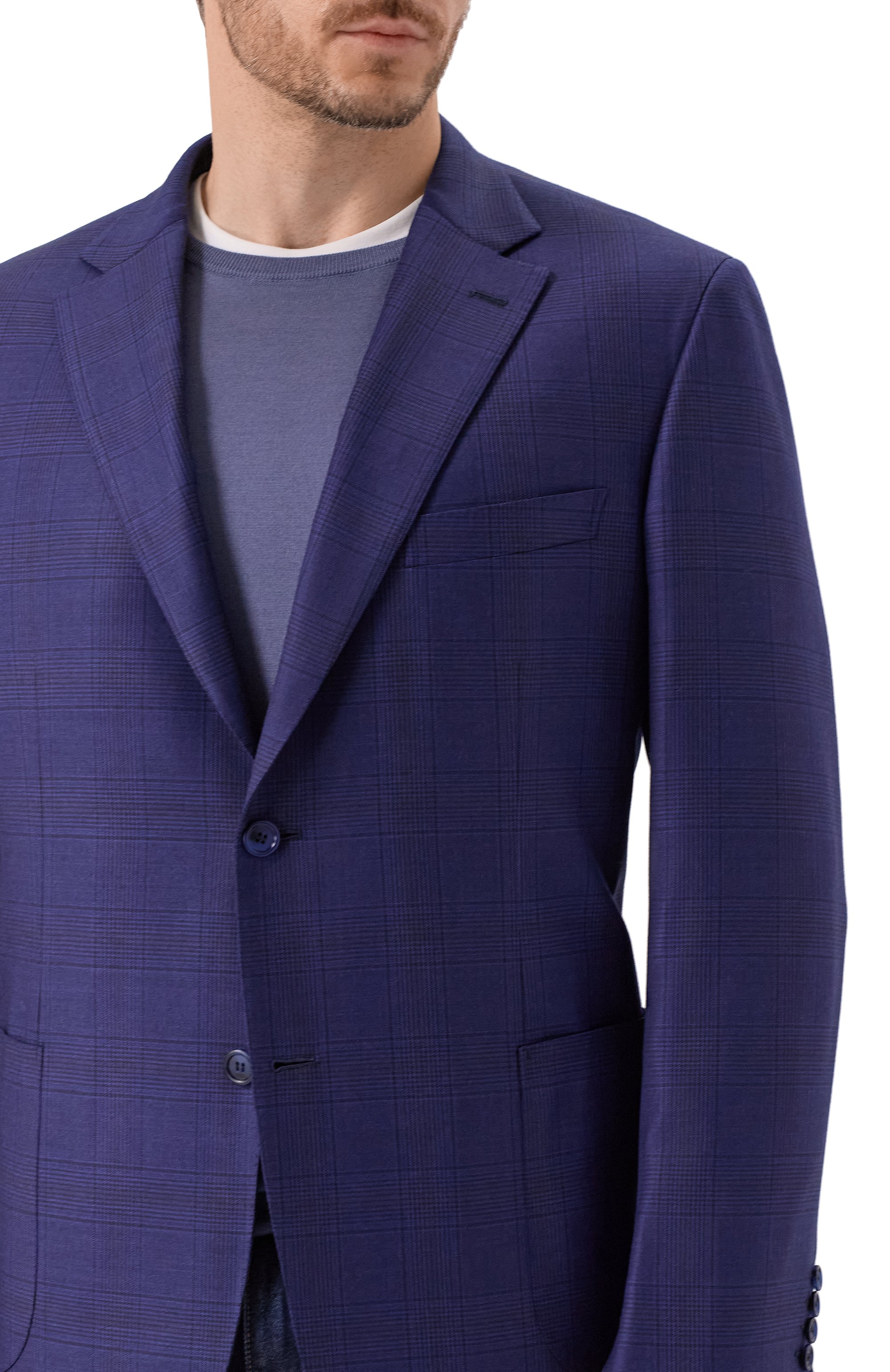 Шерстяной пиджак BRIONI, арт. RG0D0U/0DA89, фото 6