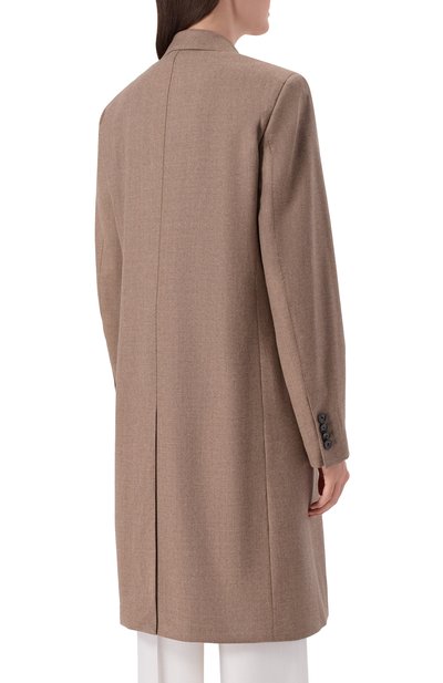 Шерстяное пальто LORO PIANA темно-бежевого цвета по цене 717000 руб., арт. FA03484, фото 4 Шерстяное пальто LORO PIANA, арт. FA03484, фото 4
