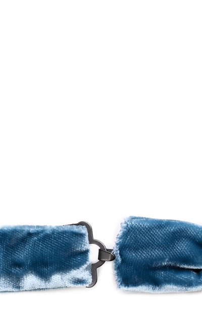 Галстук-бабочка из вискозы TOM FORD голубого цвета по цене 21950 руб., арт. 2TF01/4CH, фото 3 Галстук-бабочка из вискозы TOM FORD, арт. 2TF01/4CH, фото 3