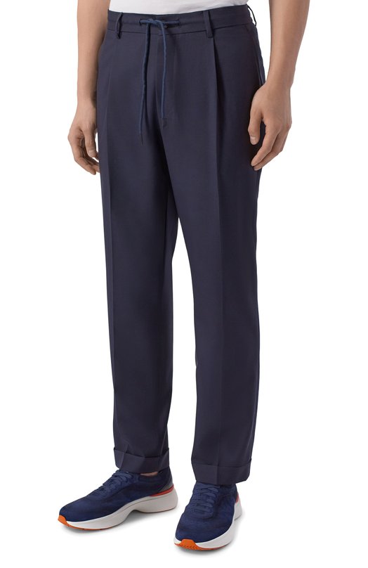 Шерстяные брюки Gran Sasso 76115/58906 Синий  76115/58906 Фото 3