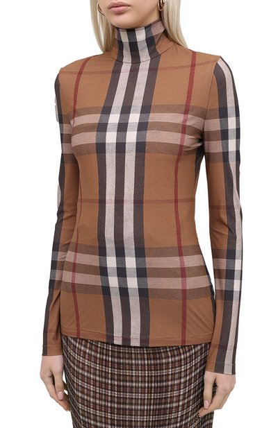 Водолазка BURBERRY коричневого цвета по цене 72900 руб., арт. 4566771, фото 3 Водолазка BURBERRY, арт. 4566771, фото 3