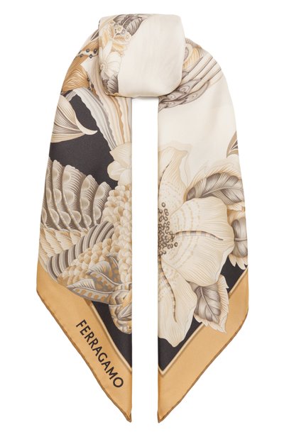 Женский шелковый платок FERRAGAMO, арт. 310243/795118