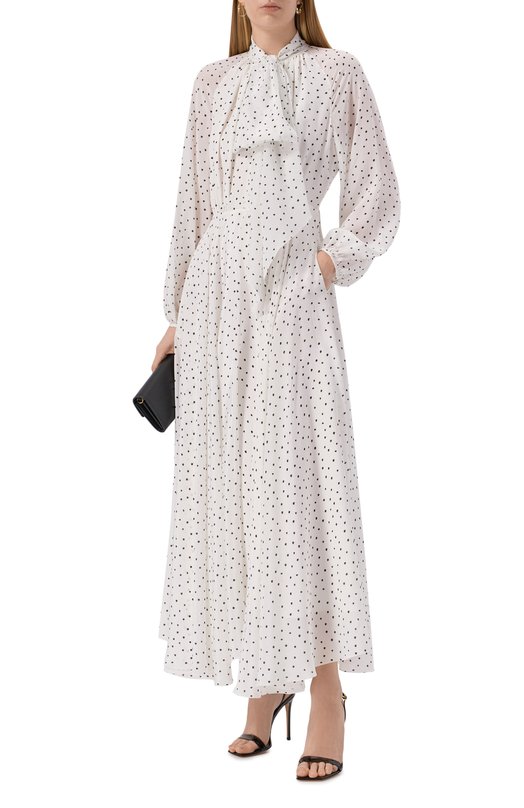 Шелковое платье YVON 0 160017 Белый  0 160017 Фото 2