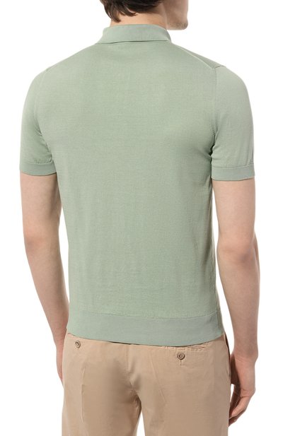 Хлопковое поло FEDELI, арт. 6UED5910, фото 4