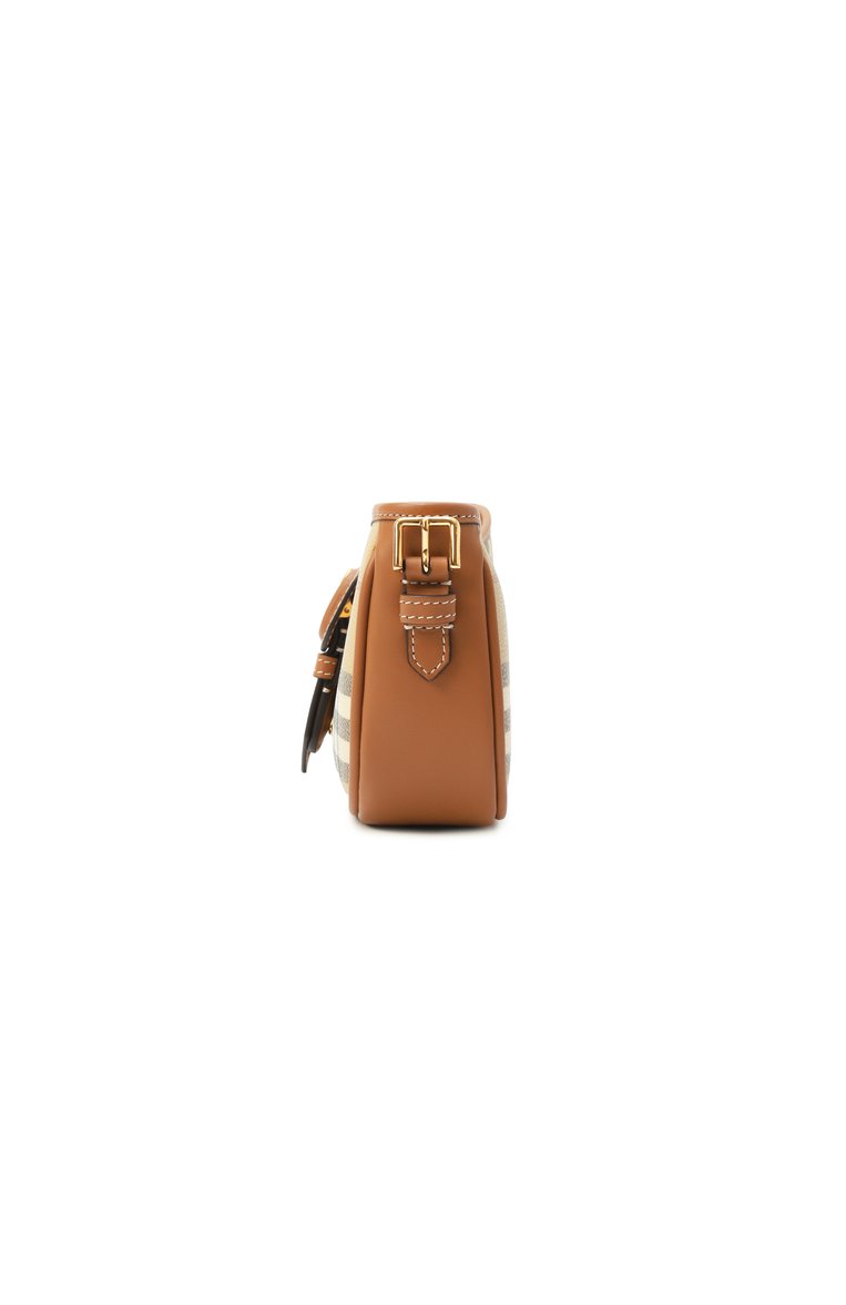 Женская сумка sling BURBERRY бежевого цвета, арт. 8092074 | Фото 4 (Материал: Экокожа; Размер: small; Автоматизация ТО: Проставлено; Автоматизация состава: Проставлено)