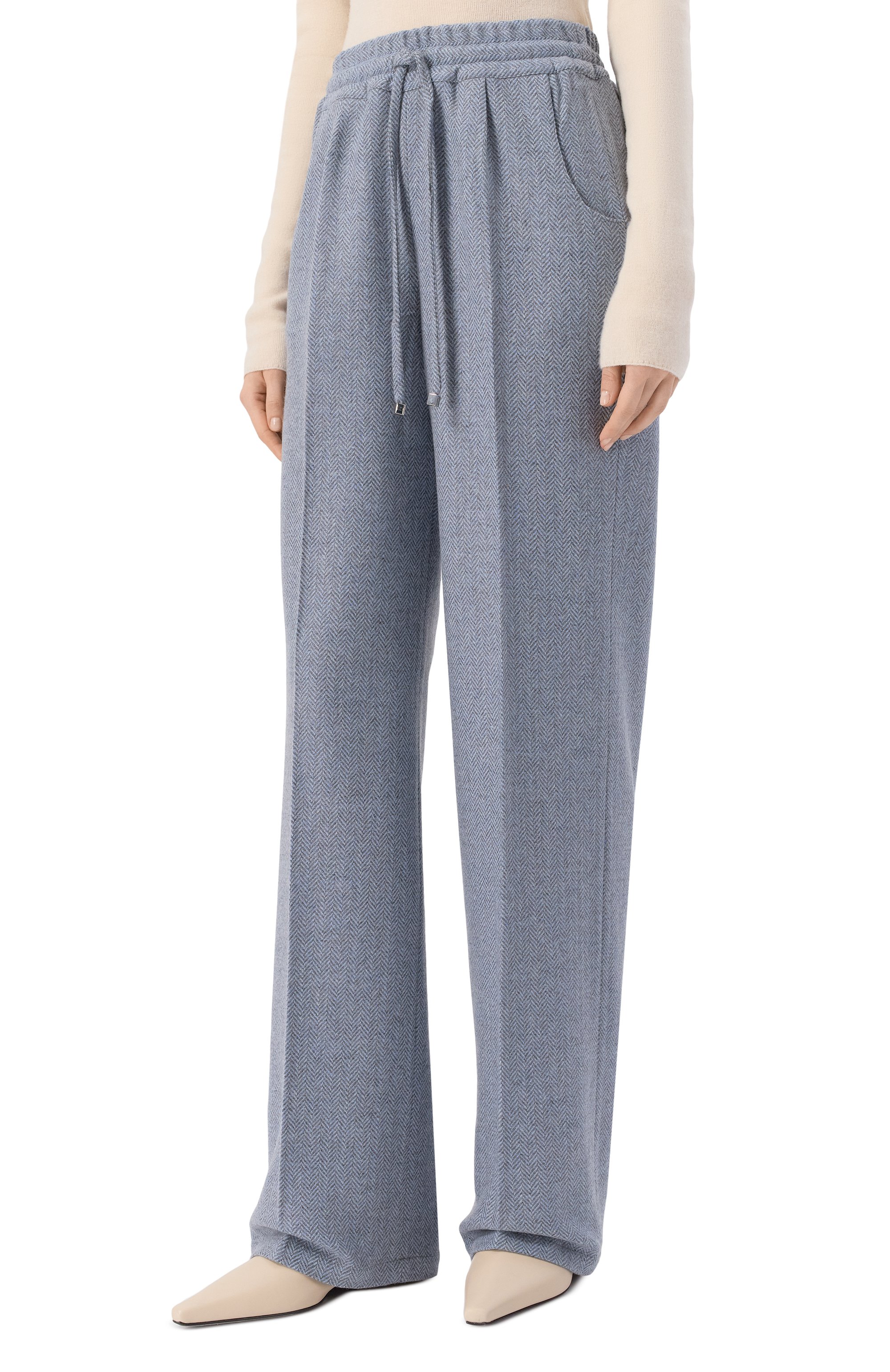 Шерстяные брюки KITON, арт. D48122S0692002, фото 3