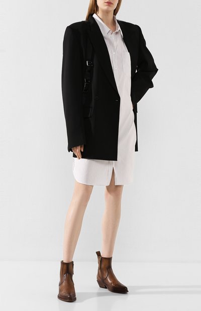 Хлопковое платье ZADIG AND VOLTAIRE бежевого цвета по цене 27750 руб., арт. SJCB0401F, фото 2 Хлопковое платье ZADIG AND VOLTAIRE, арт. SJCB0401F, фото 2