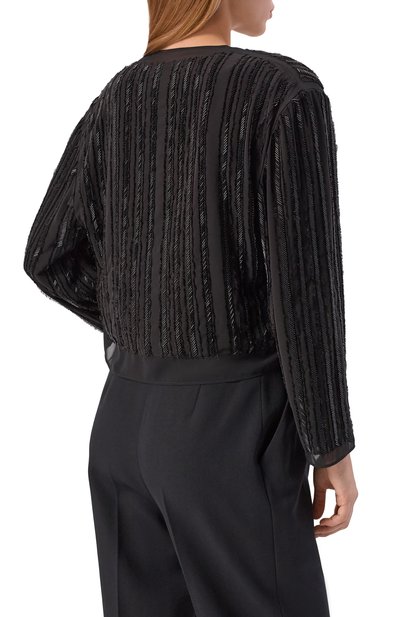 Жакет с отделкой бисером BOSS, арт. 50546934, фото 4