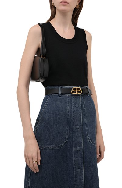 Кожаный ремень BALENCIAGA, арт. 581690/1CH04, фото 2