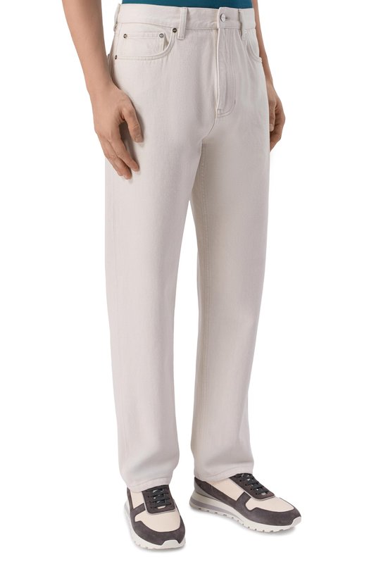 Джинсы MVST M26.2PM.T011/F117 IV0RY RAW DENIM_001 Белый  M26.2PM.T011/F117 IV0RY RAW DENIM_001 Фото 3