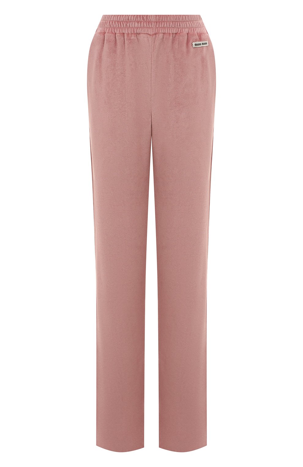 Бархатные брюки MIU MIU, арт. MJP264-1ZVA-F0E18, фото 1