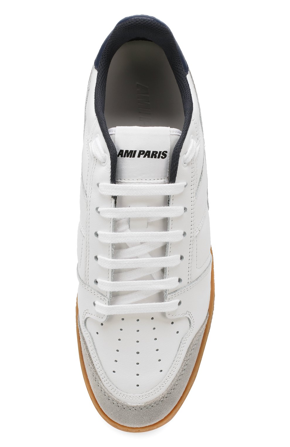 Кожаные кеды AMI, арт. E19S403.950, фото 5