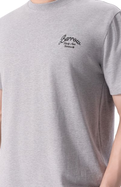 Хлопковая футболка BARROW, арт. S5BWMATH145, фото 5