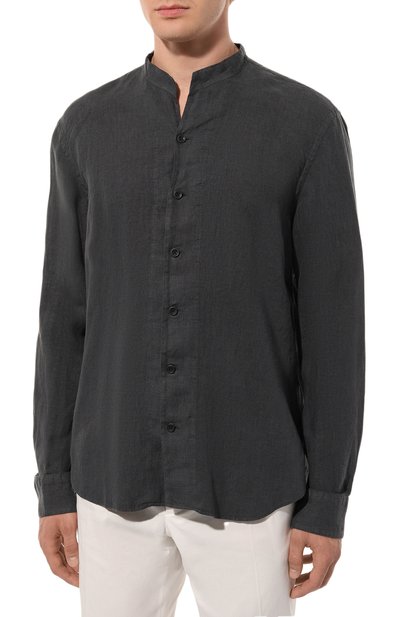 Льняная рубашка HANNES ROETHER, арт. T029PAS.608, фото 3