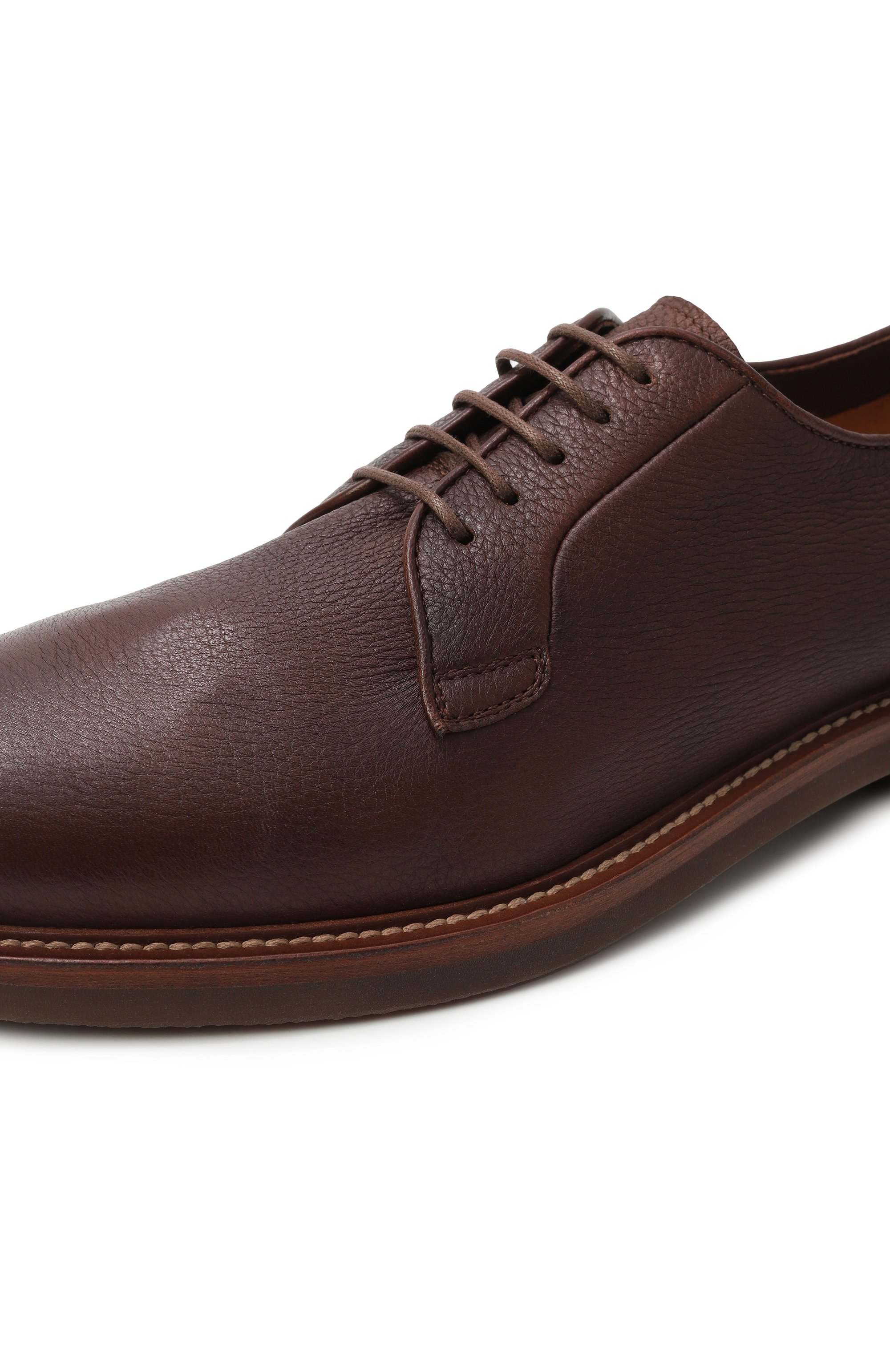 Кожаные дерби BRUNELLO CUCINELLI, арт. MZUCSLE722, фото 7