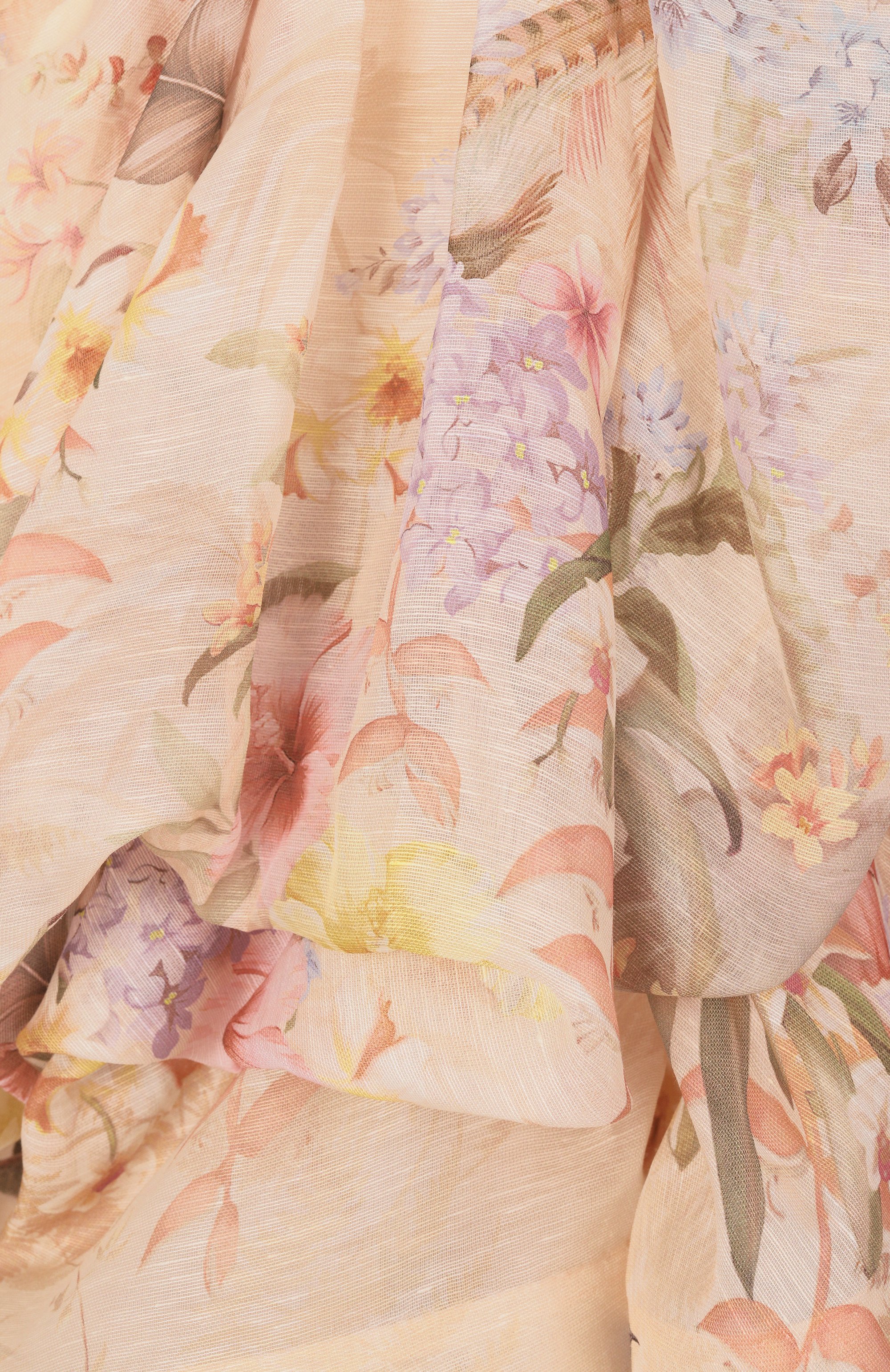 Платье изо льна и шелка ZIMMERMANN, арт. 3543DS251, фото 6