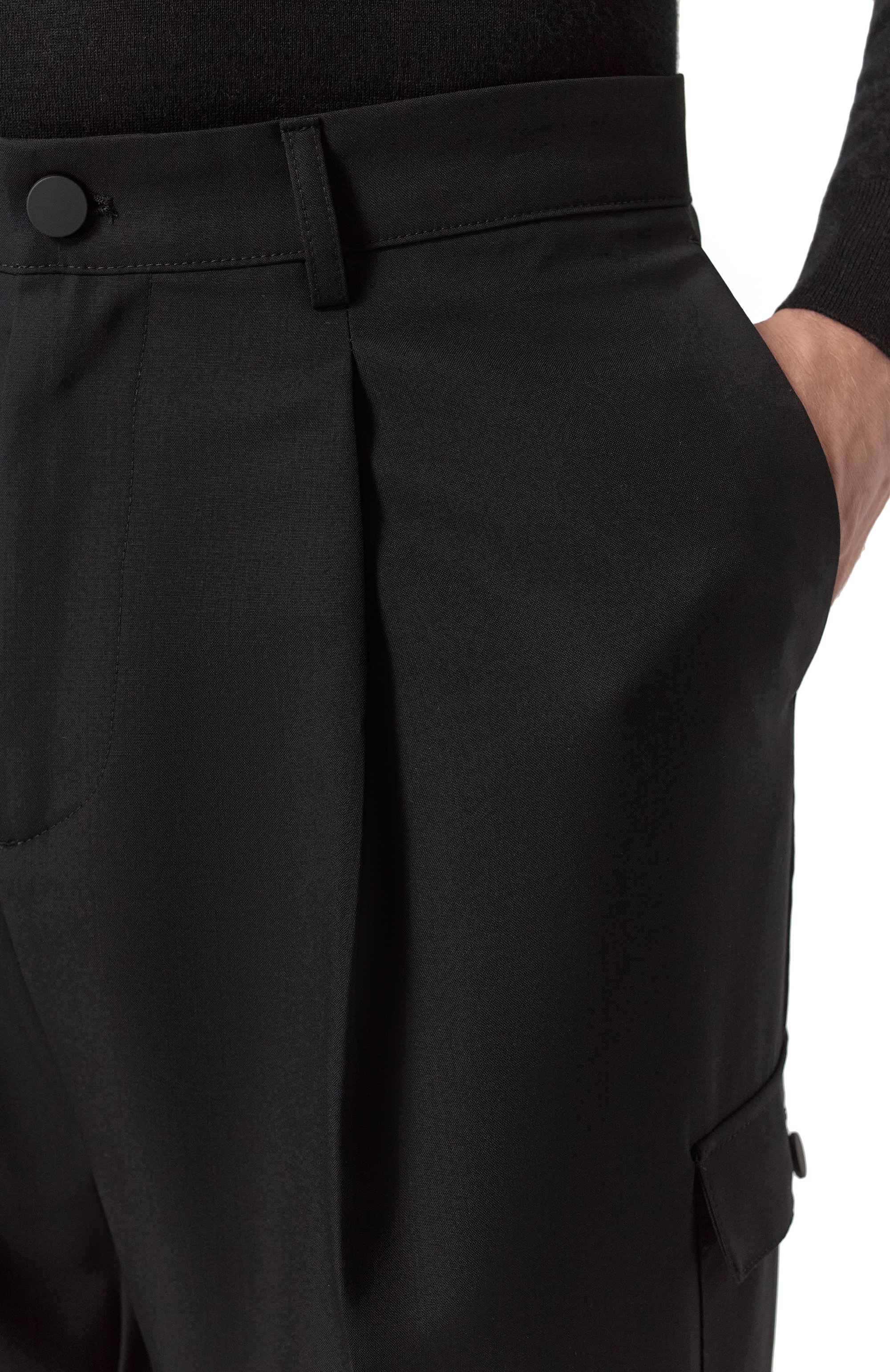 Шерстяные брюки-карго KITON, арт. UPKN024K0371109, фото 5