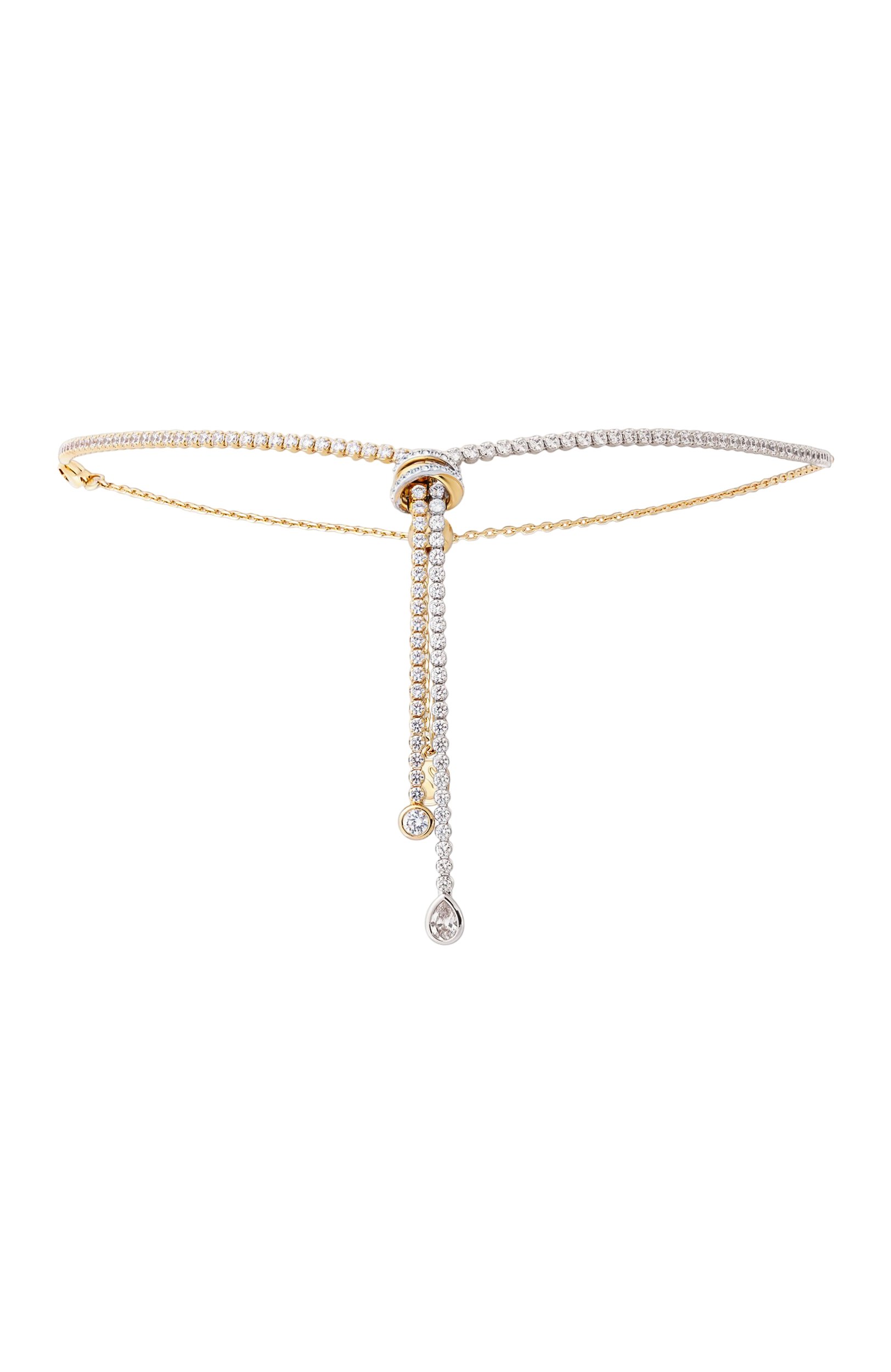 Колье hyperbola SWAROVSKI золотого цвета по цене 35400 руб., арт. 5752854, фото 1 Колье hyperbola SWAROVSKI, арт. 5752854, фото 1
