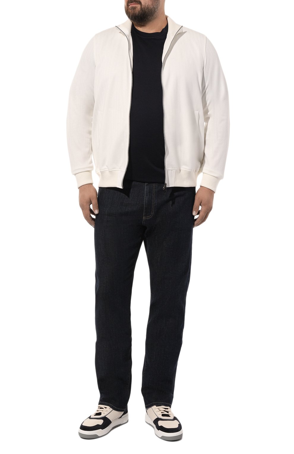 Толстовка MVST белого цвета по цене 111500 руб., арт. 14M459.PL00.MUST./58-62, фото 2 Толстовка MVST, арт. 14M459.PL00.MUST./58-62, фото 2