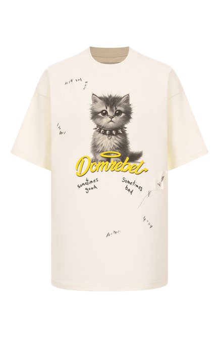 Женская хлопковая футболка DOMREBEL, арт. KITTY PUNK T-SHIRT