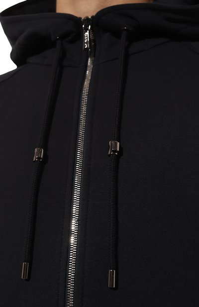 Хлопковая толстовка MOORER темно-синего цвета по цене 54300 руб., арт. N0RCIA FELPA-RAF, фото 5 Хлопковая толстовка MOORER, арт. N0RCIA FELPA-RAF, фото 5