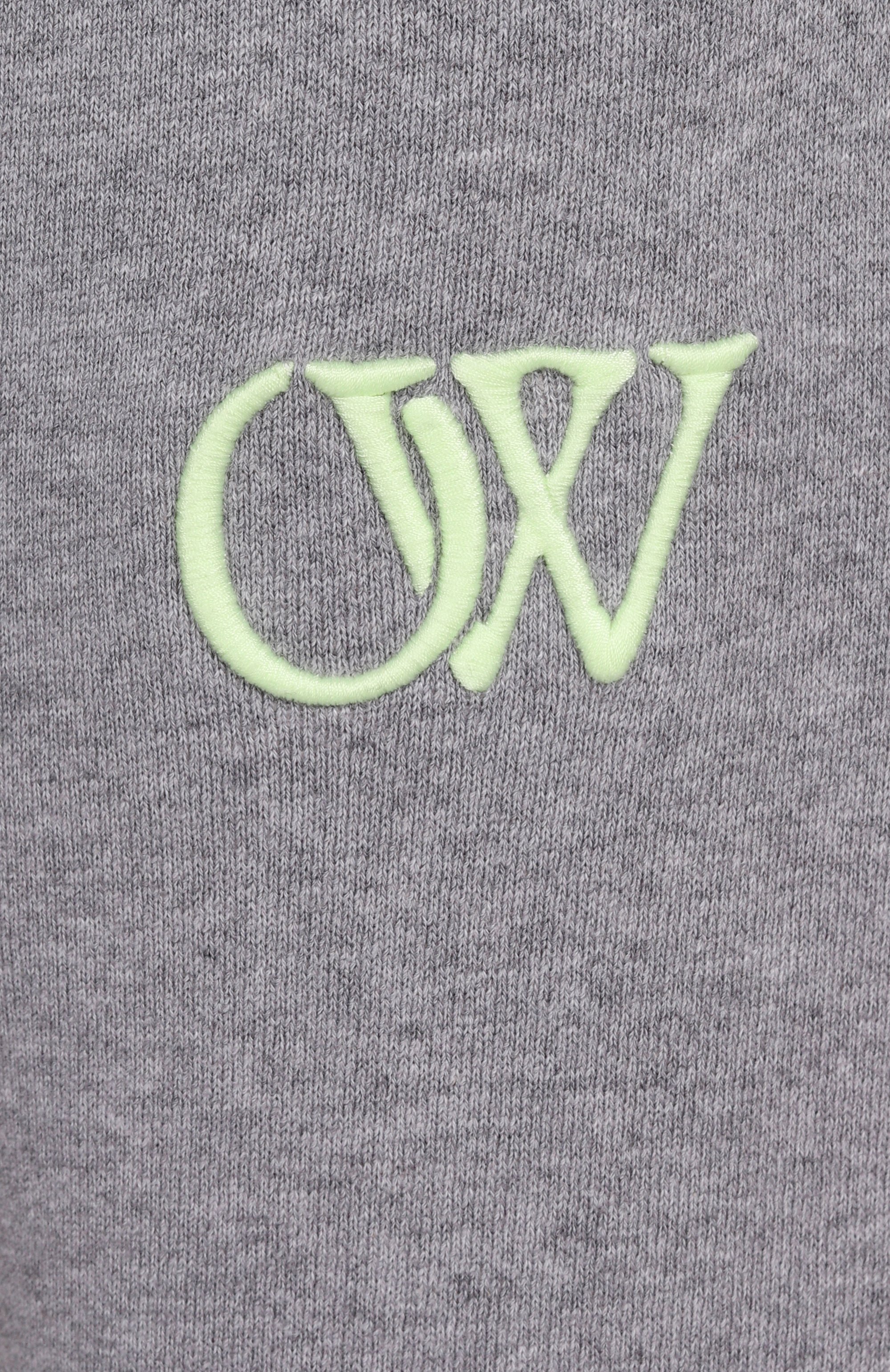 Хлопковые джоггеры OFF-WHITE серого цвета по цене 61550 руб., арт. 0WCH006S25FLE001, фото 6 Хлопковые джоггеры OFF-WHITE, арт. 0WCH006S25FLE001, фото 6