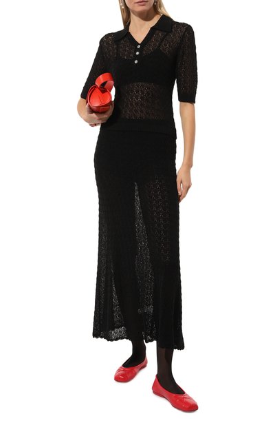 Поло из вискозы GANNI, арт. K2230/2677, фото 2