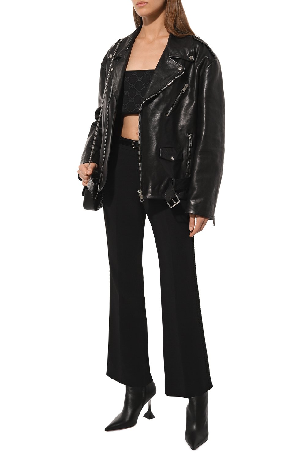 Кожаные ботильоны glorgia 95 AMINA MUADDI, арт. GI0RGIA GLASS B00TIE 95/NAPPA, фото 2