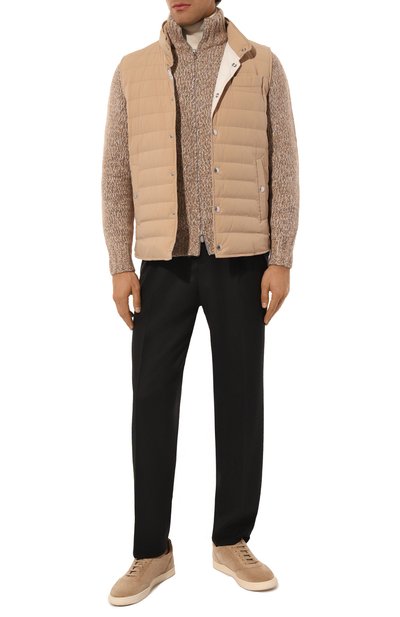 Шерстяные брюки BRUNELLO CUCINELLI, арт. ME226E1710, фото 2