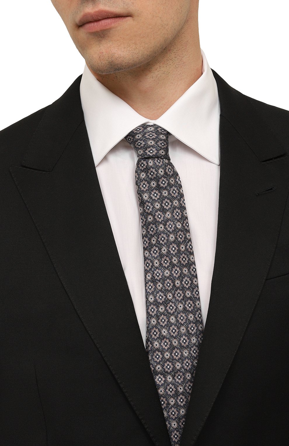 Шелковый галстук KITON, арт. UCRVKPC07H12, фото 2