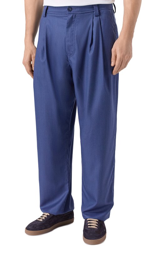 Кашемировые брюки MVST M25.1PM.T004-59/2453/54/1 822 Синий  M25.1PM.T004-59/2453/54/1 822 Фото 3