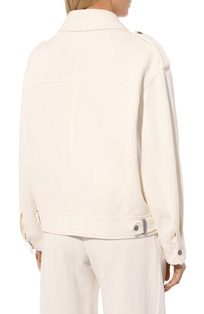 Куртка из хлопка и льна BRUNELLO CUCINELLI, арт. MH5712843, фото 4