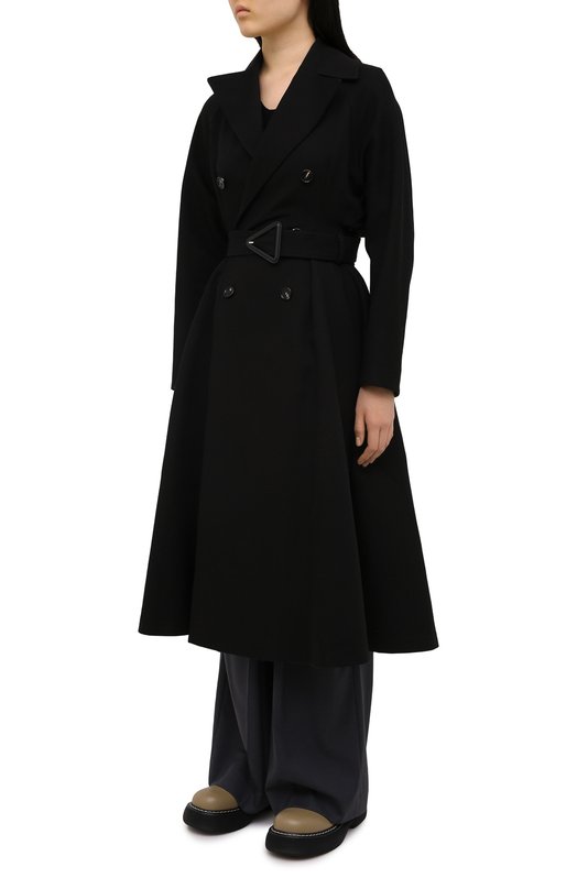 Хлопковый тренч Bottega Veneta 646931/V0BT0 Чёрный  646931/V0BT0 Фото 3