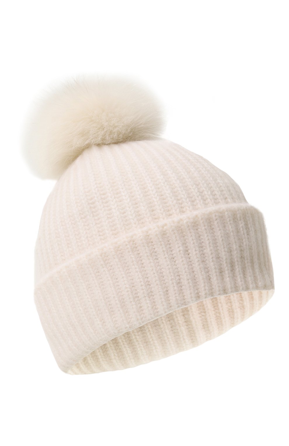 Кашемировая шапка с отделкой из песца YVES SALOMON, арт. 23WAA524XXMACA, фото 1