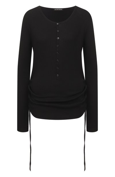 Женский хлопковый лонгслив ANN DEMEULEMEESTER, арт. B0014225/FA659