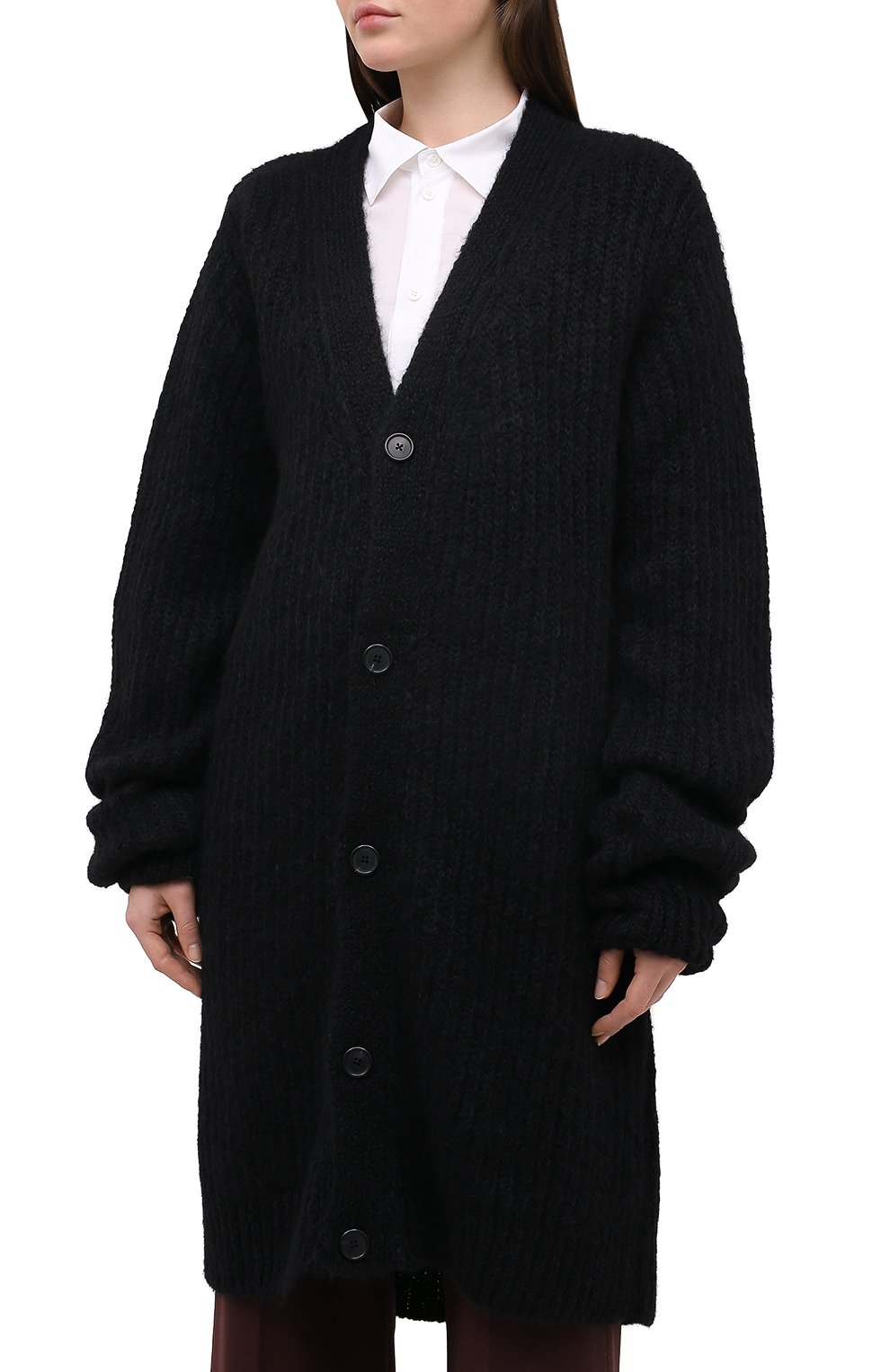 Шерстяной кардиган ANN DEMEULEMEESTER, арт. 2002-4018-P-254-099, фото 3