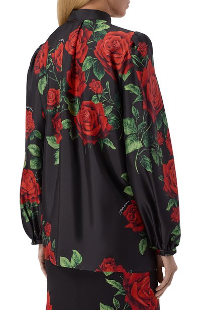 Шелковая блузка DOLCE & GABBANA, арт. F5U59Z/IS137, фото 4