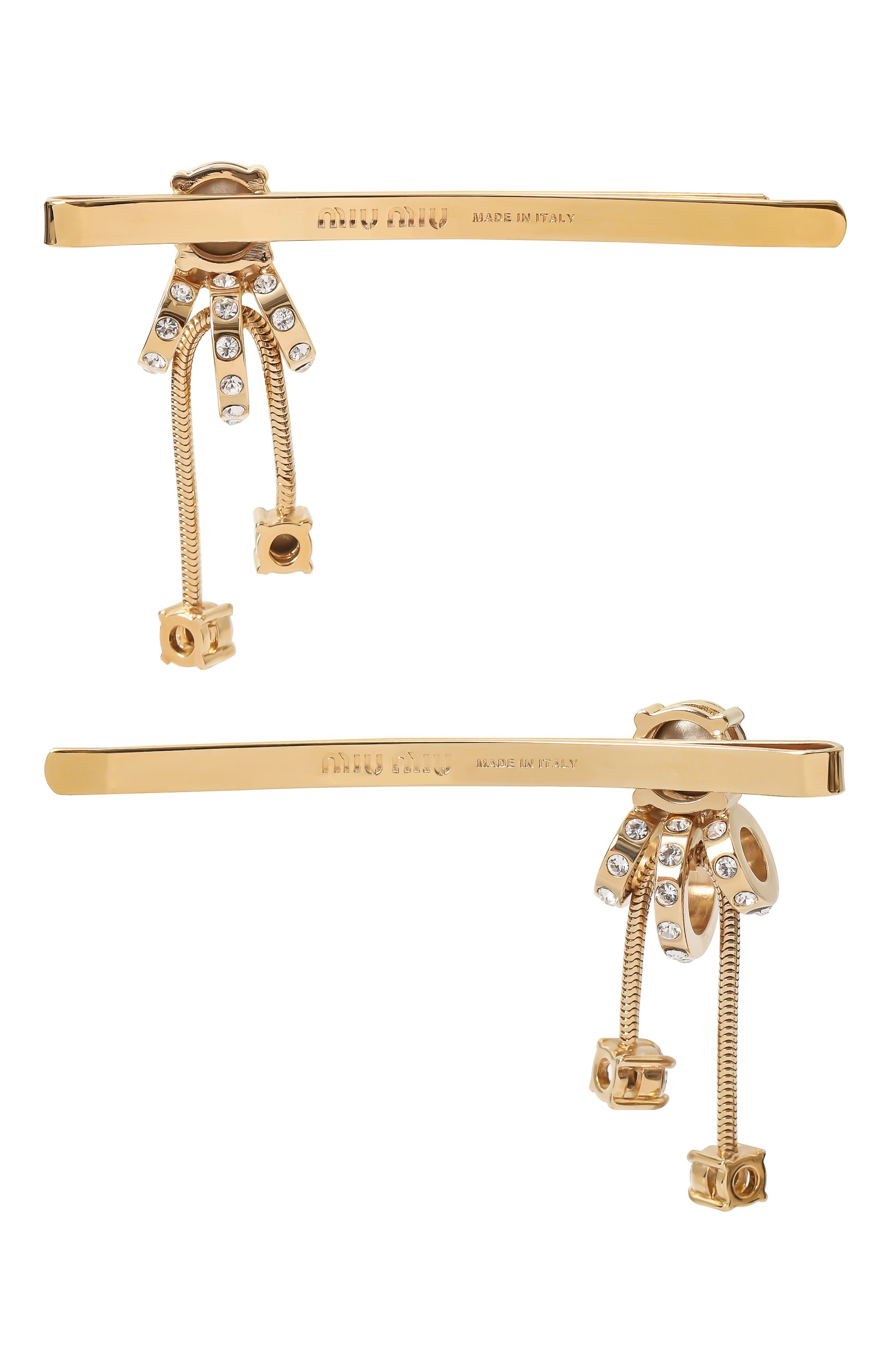 Комплект из двух заколок для волос MIU MIU, арт. 5JF081-2CAF-F0NXA, фото 3