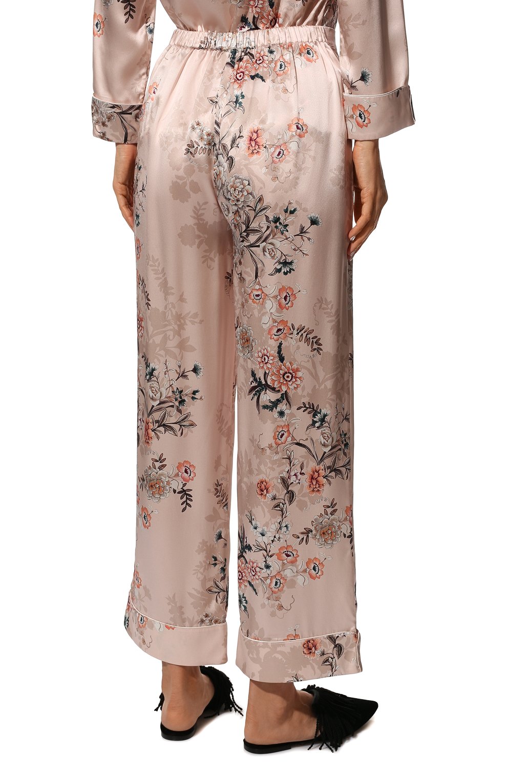 Шелковая пижама LUNA DI SETA светло-розового цвета по цене 62520 руб., арт. VLST60835, фото 6 Шелковая пижама LUNA DI SETA, арт. VLST60835, фото 6