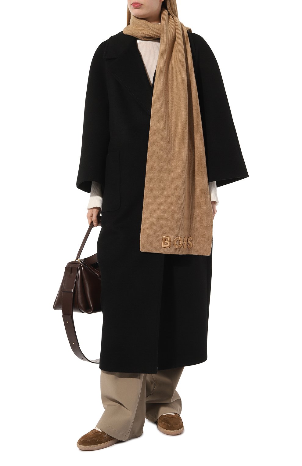 Шерстяной шарф BOSS, арт. 50497861, фото 2