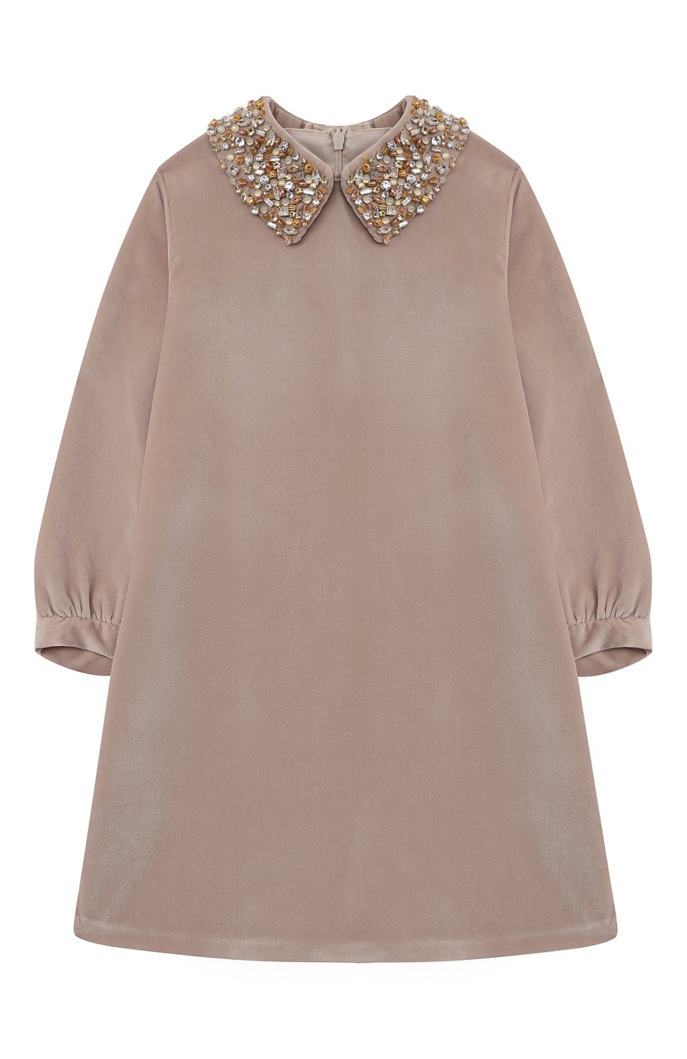 Бархатное платье IL GUFO, арт. A24VL595V0016/10A-14A, фото 1