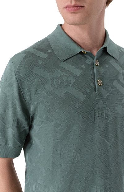 Шелковое поло DOLCE & GABBANA, арт. GXZ02T/JBS0C, фото 5
