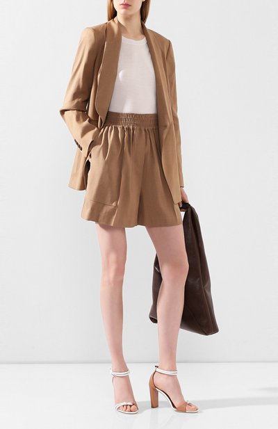 Шорты из смеси льна и хлопка BRUNELLO CUCINELLI, арт. MF591P7213, фото 2