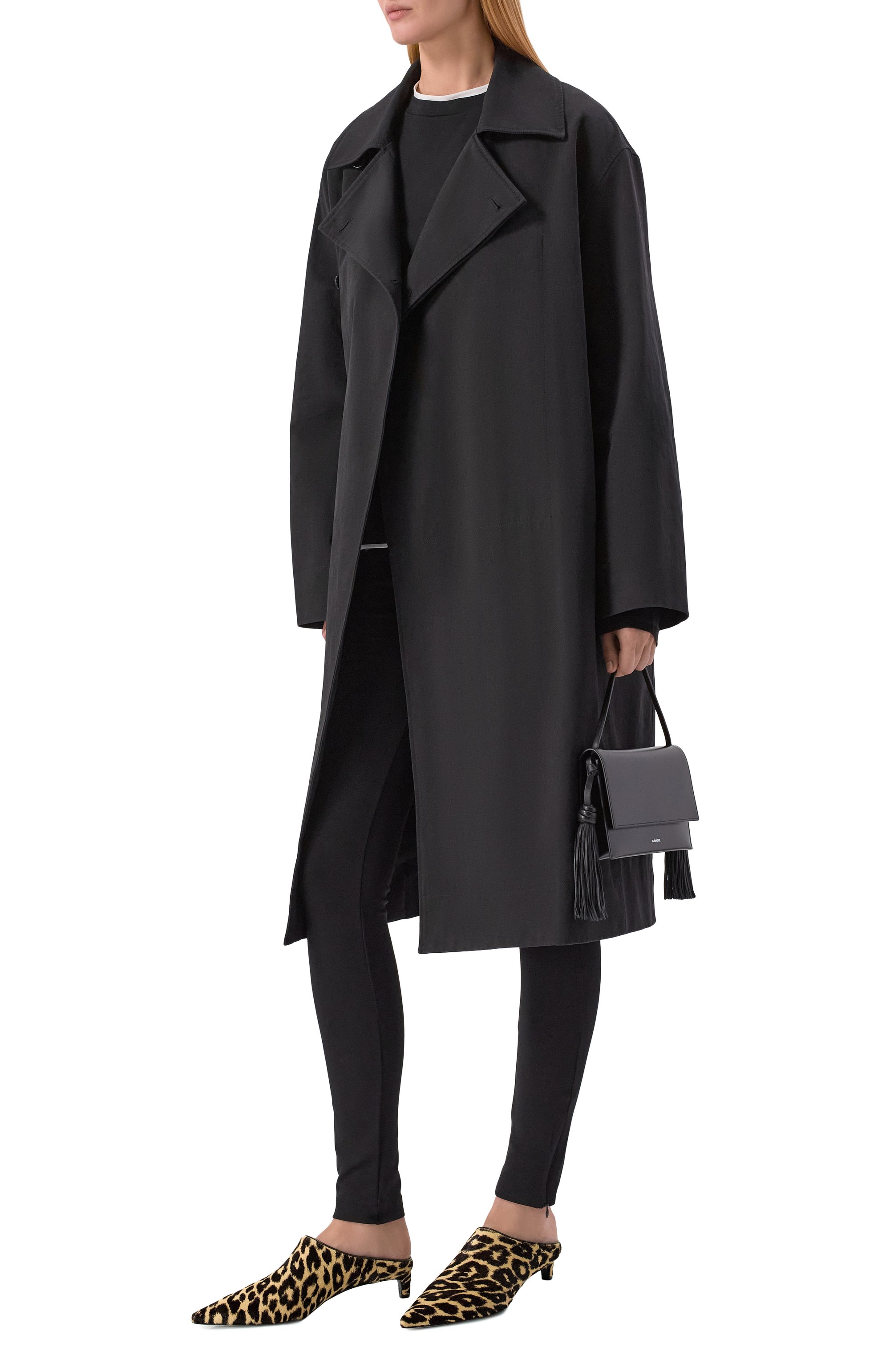 Кожаные мюли JIL SANDER, арт. J15WX0010/P7393, фото 3