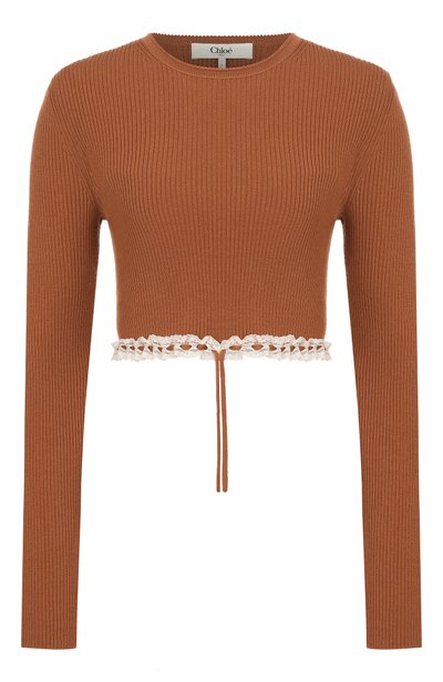 Женский шерстяной пуловер CHLOÉ, арт. CH26AMP11600