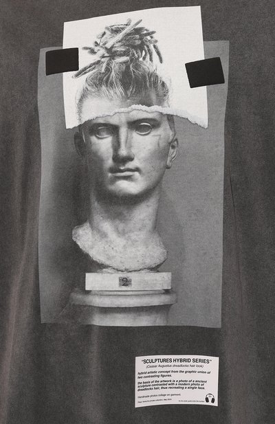 Хлопковая футболка DIEGO VENTURINO, арт. D3W4DVTS0CAD, фото 5